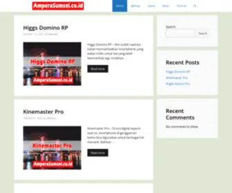 Amperasumsel.co.id(Tempat Berita Teknologi Ter) Screenshot