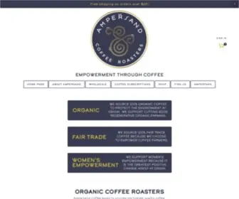 Ampersand-Coffee.com(Organic Coffee Shop in Boulder) Screenshot