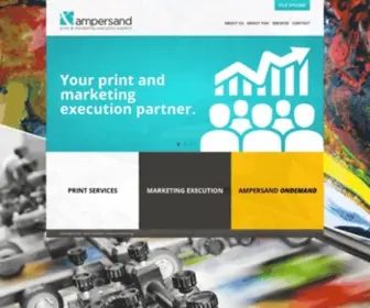 Ampersand.ca(Print and marketing executional experts) Screenshot