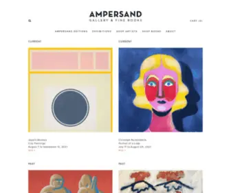 Ampersandgallerypdx.com(Ampersand) Screenshot