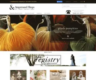 Ampersandshops.com(Ampersand Shops) Screenshot