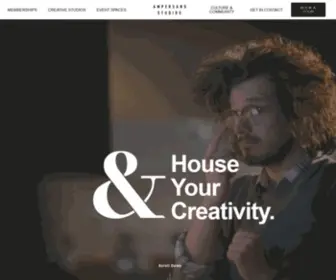 Amperstudios.com(Coworking & Creative Studios in Miami) Screenshot