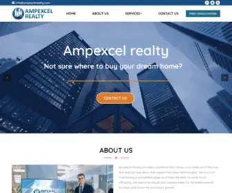 Ampexcelrealty.com(Commercial Real Estate Consulting Services in Delhi NCR) Screenshot