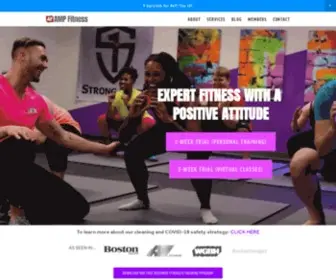 Ampfitnessboston.com(AMP Fitness) Screenshot