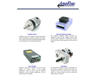 Ampflow.com(Ampflow Motors and Motor Controllers) Screenshot