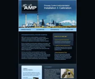 AMPGB.com(Instrumentation, process control installation, calibration and maintenance for measurement and control equipment) Screenshot