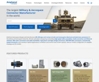 Amphenol-Aerospace.com(Amphenol Aerospace) Screenshot