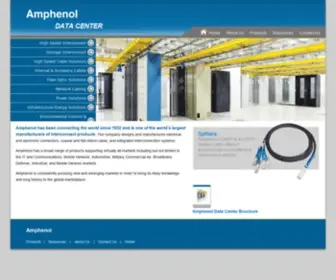 Amphenol-Datacenter.com(Amphenol Data Center) Screenshot