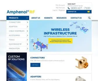 Amphenolrf.com(Amphenol RF) Screenshot