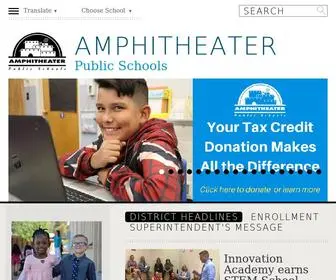 Amphi.com(Amphitheater Public Schools) Screenshot