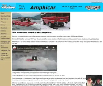 Amphicars.com(The wonderful world of Amphicars) Screenshot