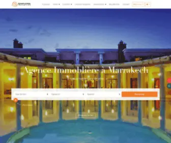 Amphora-Immobilier.com(Agence Immoblière à Marrakech) Screenshot