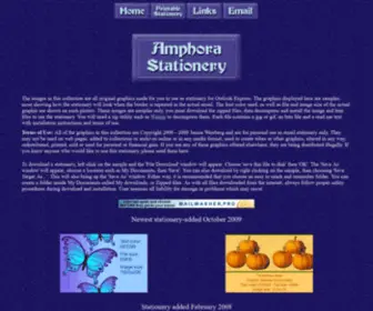 Amphorastationery.com(Amphora Stationery) Screenshot