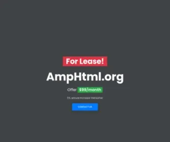 AMPHTML.org(For Purchase) Screenshot