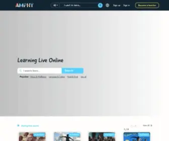 Amphy.com(Live Online Classes) Screenshot