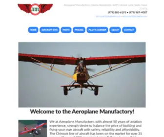 Amplanes.com(Aeroplane Manufactory) Screenshot