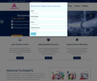 Ampleits.com(Online IT Training) Screenshot