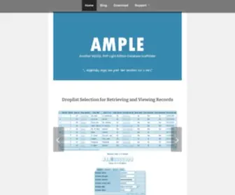 Amplescaffolder.com(AMPLE Scaffolder) Screenshot