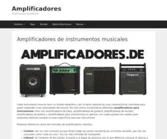 Amplificadores.de(Amplificadores de instrumentos musicales) Screenshot