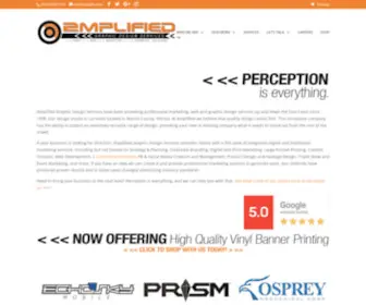 Amplified.cc(Amplified Graphic Design Services) Screenshot