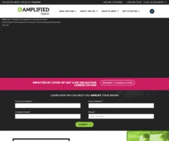 Amplifieddigitalagency.com(Amplifieddigitalagency) Screenshot