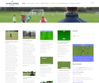 Amplifiedsoccerathlete.com(Amplified Soccer Training) Screenshot