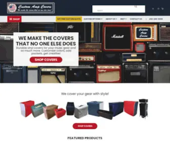 Amplifiercovers.com(Custom Amp Covers) Screenshot