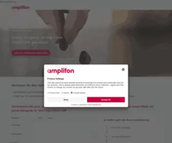 Amplifon-Hoerberatung.ch(Amplifon) Screenshot