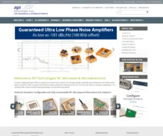 Amplifonix.com(RF/Microwave & Microelectronics) Screenshot