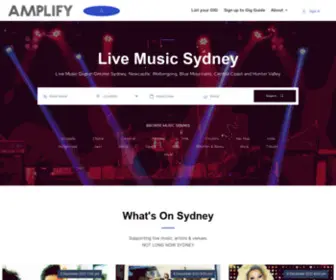 Amplify.sydney Screenshot