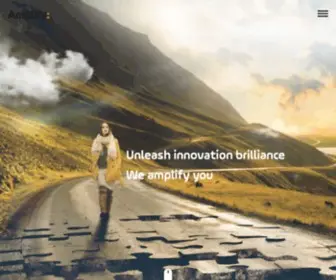 Amplifyinnovation.com(Build a path to the future) Screenshot