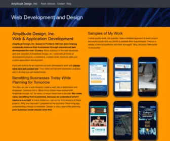 Amplitudedesign.com(Amplitude Design) Screenshot