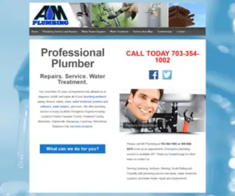 Amplumbingservice.com(AM Plumbing) Screenshot