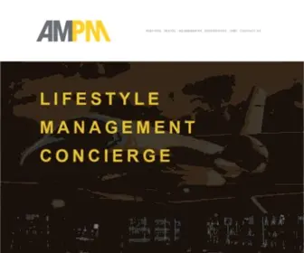 AmpmGroup.com(AMPM Group Luxury Travel Concierge in New York City My title) Screenshot