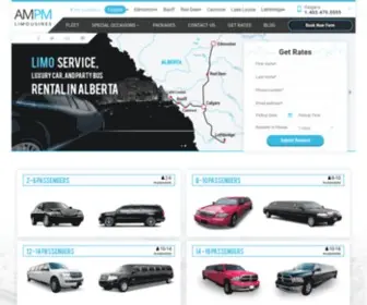 Ampmlimo.ca(Party Bus Rental Company) Screenshot