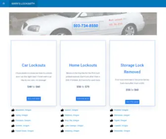 Ampmlocksmith.com(Mark's Locksmith) Screenshot