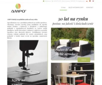 Ampo.pl(Producent poduszek na meble ogrodowe) Screenshot