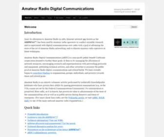 AMPR.org(TCP/IP Networking for Amateur Radio) Screenshot