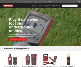 Amprobe.com(Electrical Test and Measurement Tools) Screenshot