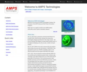 Ampstech.com(Home Page AMPS Technologies) Screenshot