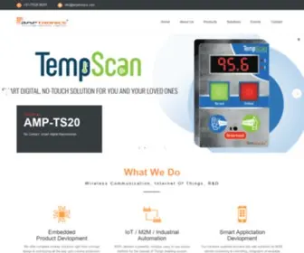 Amptronics.com(Amptronics Systems Pvt) Screenshot