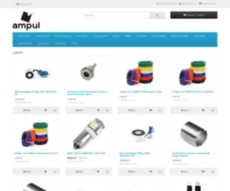 Ampul.cz(E-shop with electrical components and LED technology) Screenshot