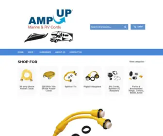 Ampupcords.com(Amp Up Marine & RV Cords) Screenshot