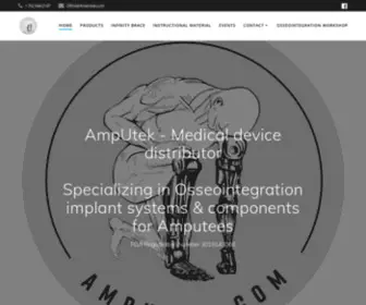 Amputek.com(North America) Screenshot