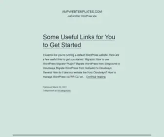 Ampwebtemplates.com(Just another WordPress site) Screenshot