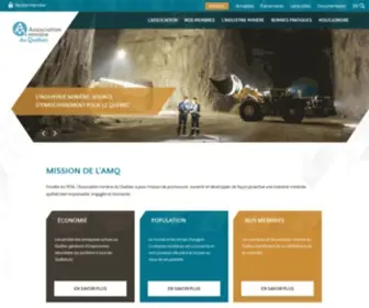 AMQ-Inc.com(Accueil) Screenshot