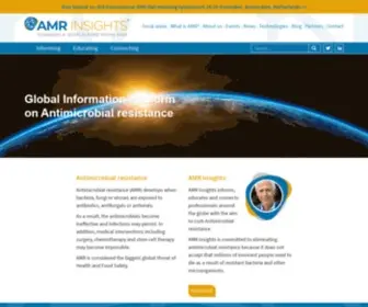 AMR-Insights.eu(Antimicrobial resistance) Screenshot