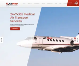 Amrairambulance.com(AirMed International) Screenshot