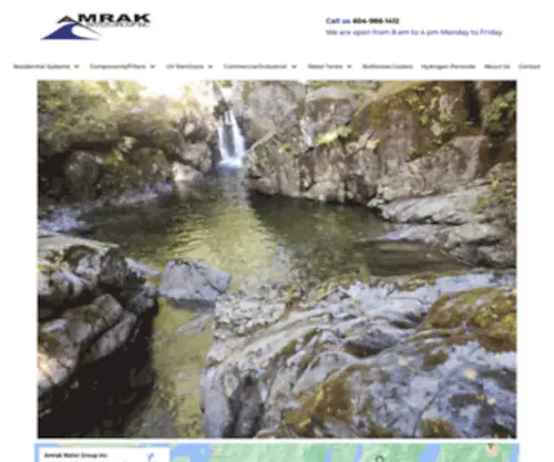 Amrakwater.com(Amrak Water Group water filter systems components and service) Screenshot