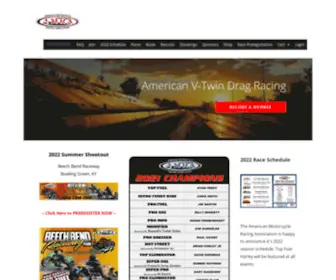 Amralive.com(American Motorcycle Racing Association) Screenshot